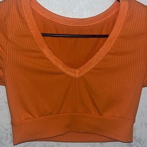 Orange Crop Top